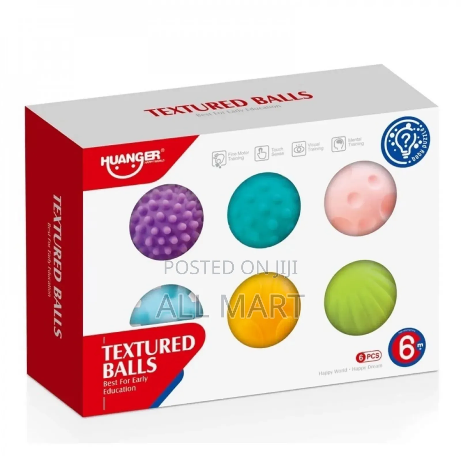 6 in 1 Textured Balls