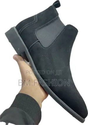 Photo - Black Ankle Chelsea Boots Men’S Trendy