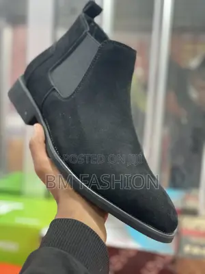 Black Ankle Chelsea Boots Men’S Trendy