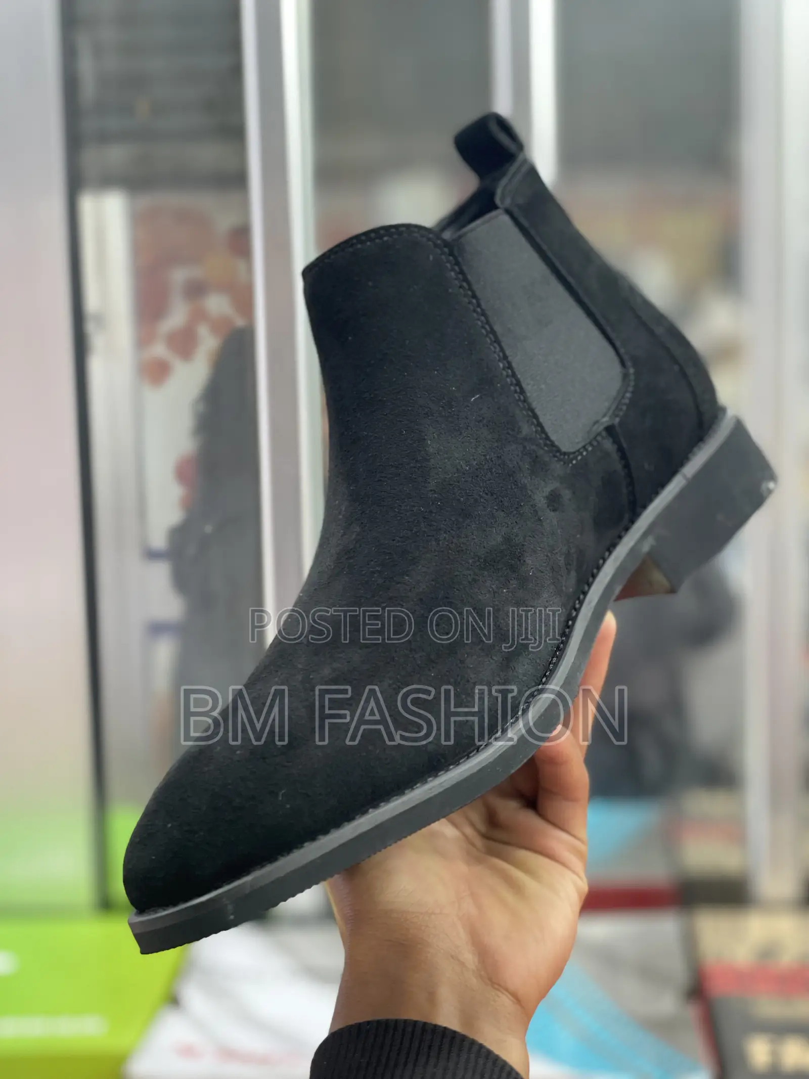 Black Ankle Chelsea Boots Men’S Trendy