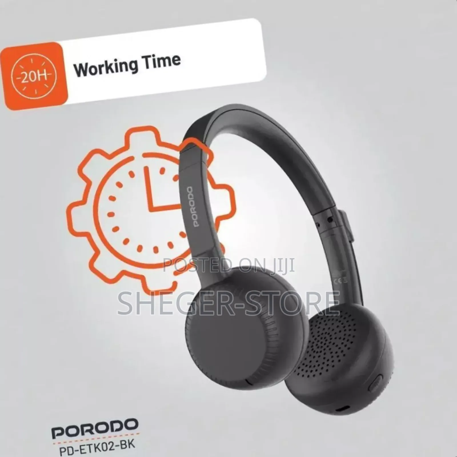 Porodo Office Wireless Headset(Free Delivery Included)