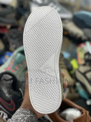 Lacoste Flat Green Suede Fashions