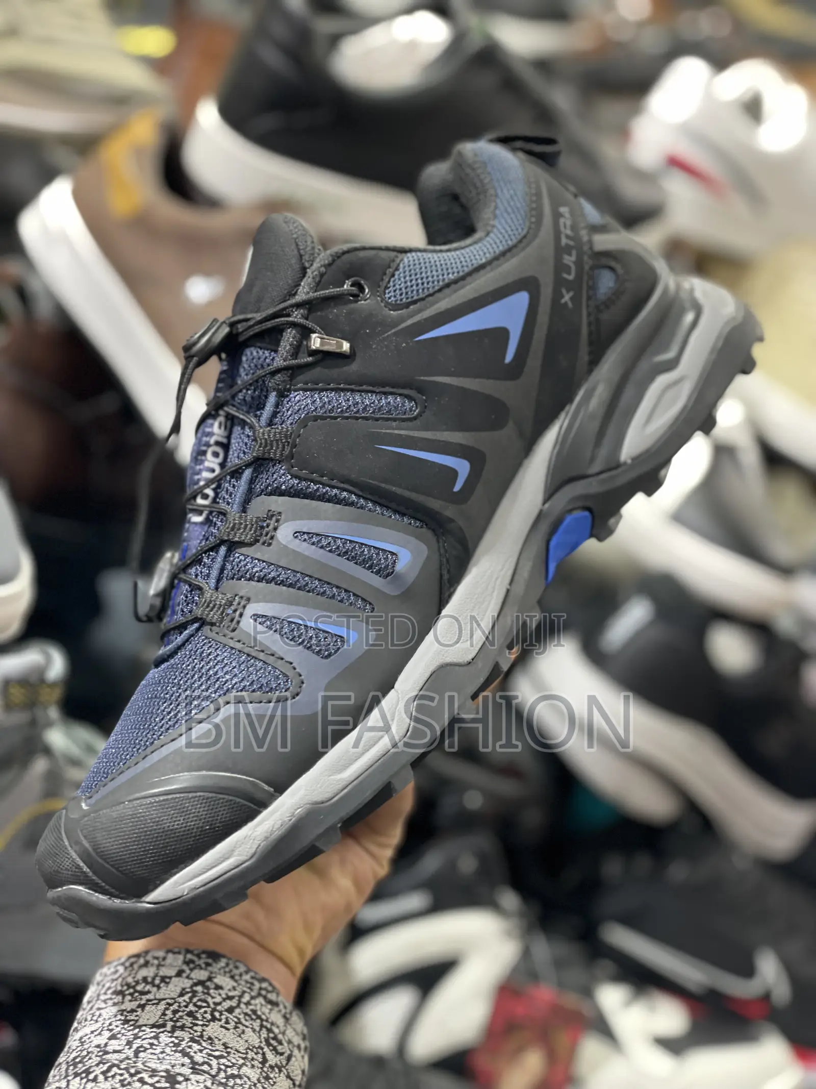 Salomon X Ultra Blue Black Quality Sneakers