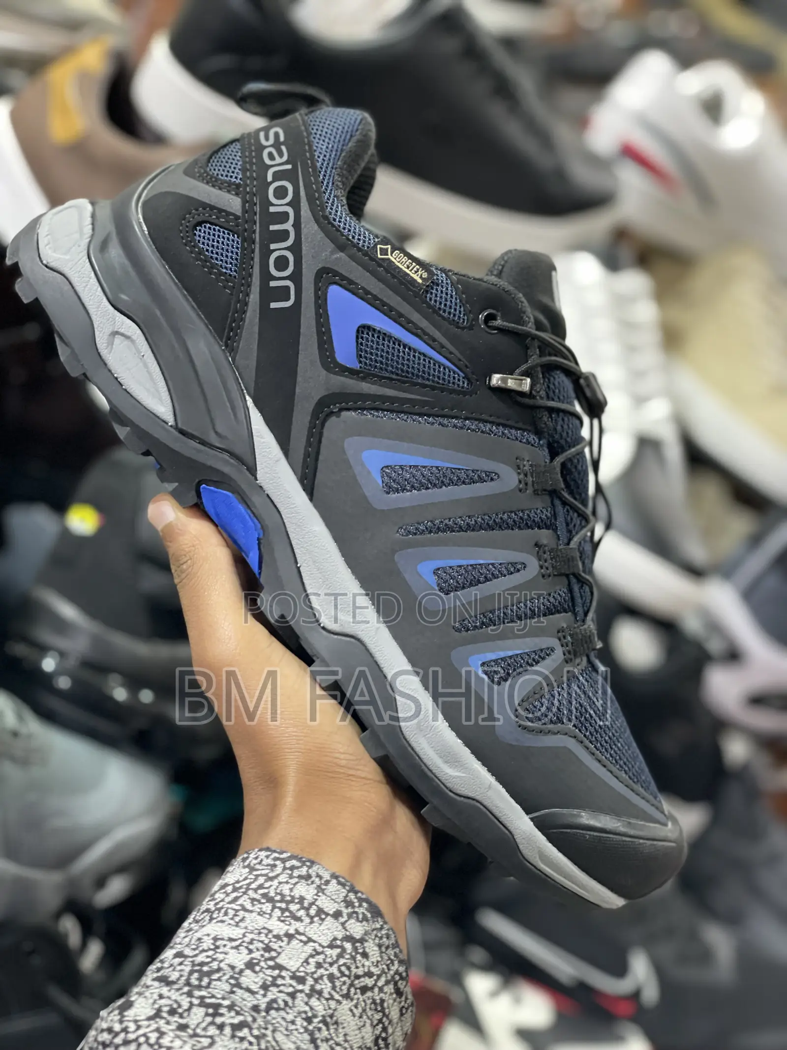 Salomon X Ultra Blue Black Quality Sneakers