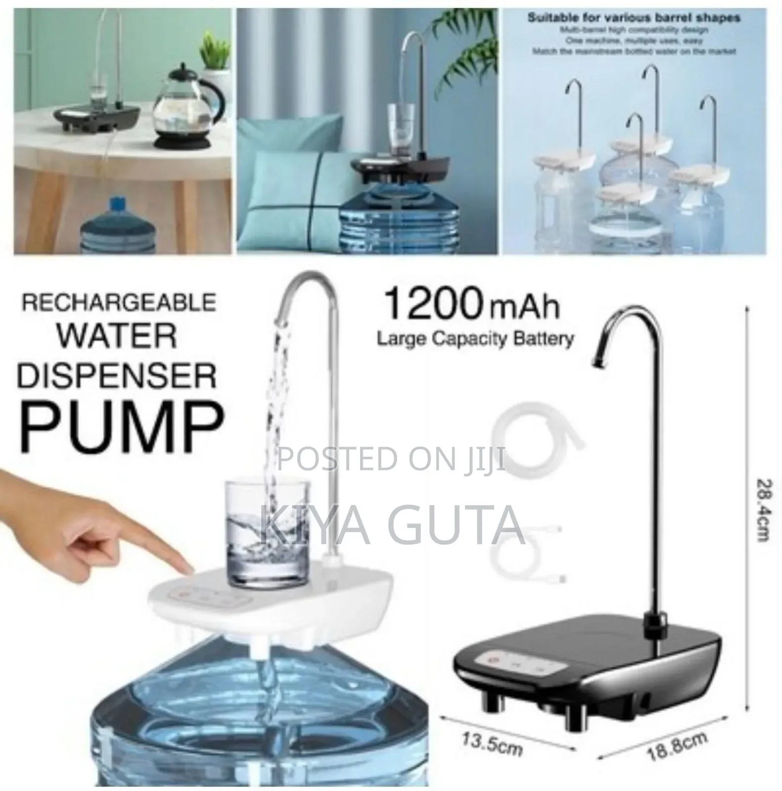 Portable Wireless Electrical Water Dispenser