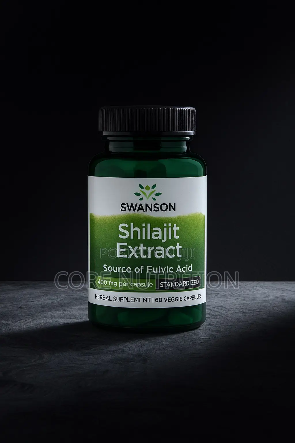 Shilajit Extract , 400 Mg , 60 Capsules