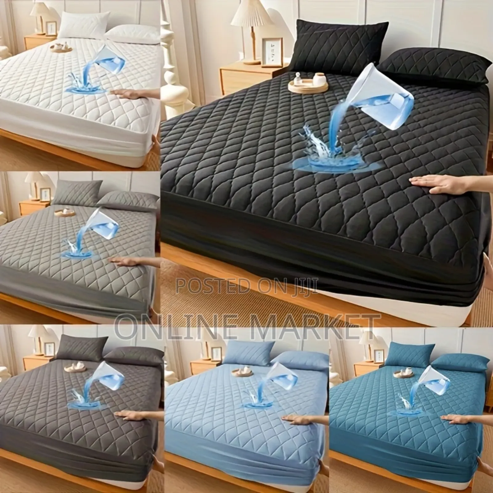 Solid Collord Plaid Desined Bed Sheet