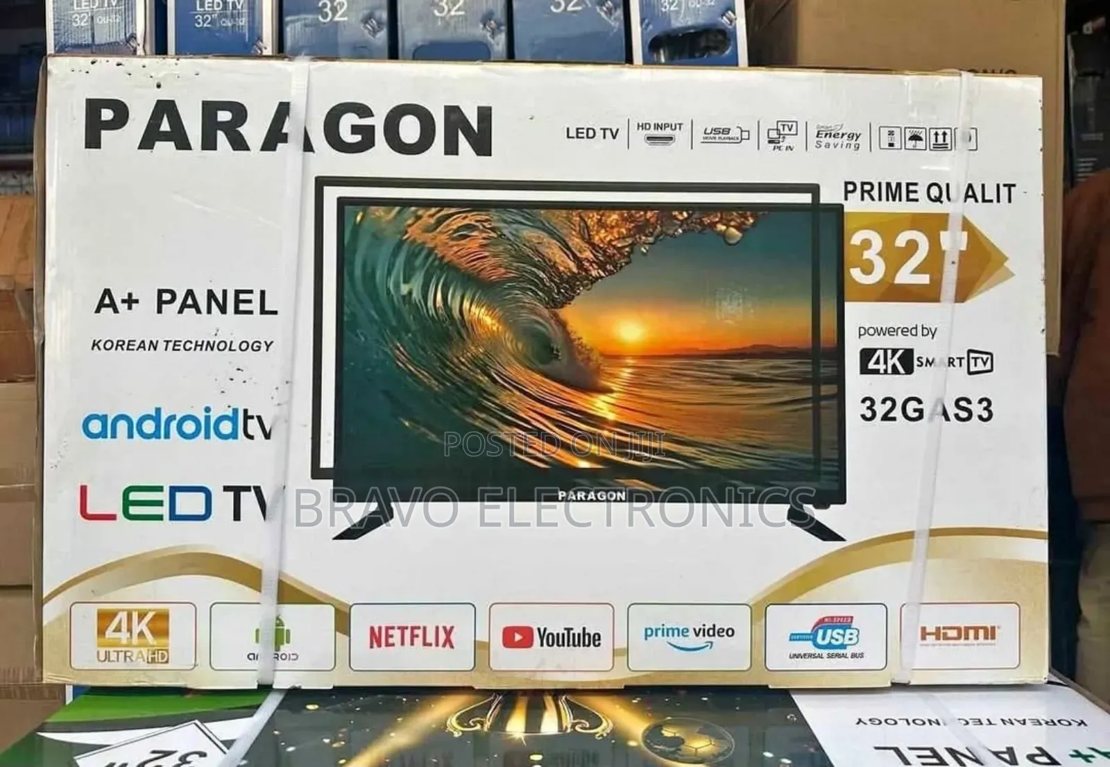 Paragon Smart 32" Tv | Crystal-Clear, Smart Stylish