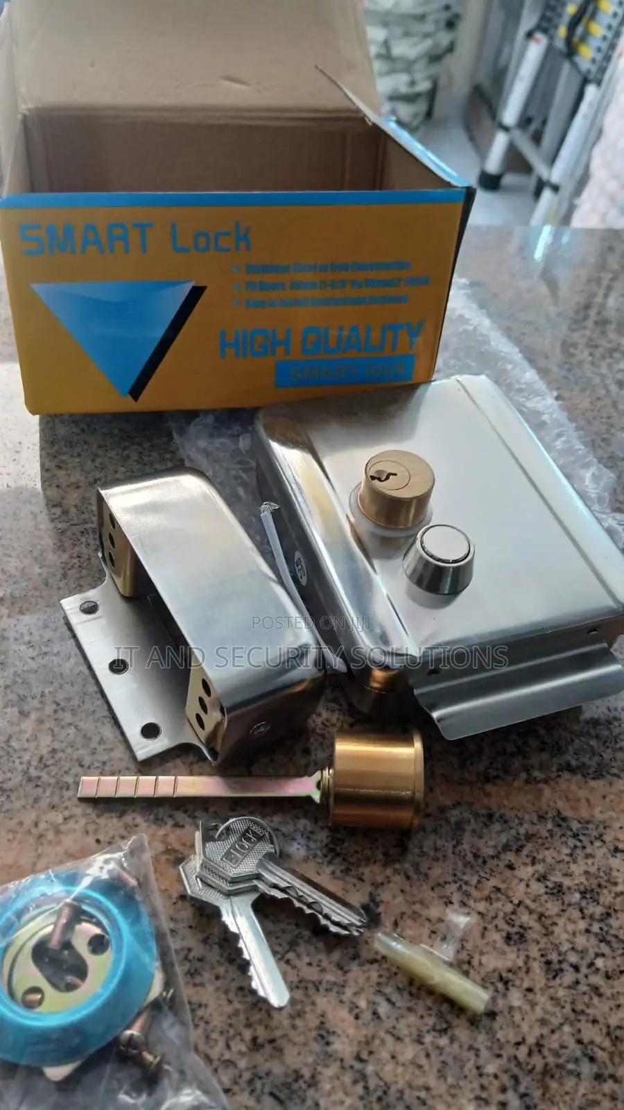 Electric Rim Lock for Access Control Systems