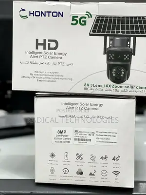 በ ቻርጅ የሚሰራ ሲም የሚቀበል ባለ 3 ሌንስ Security Camera