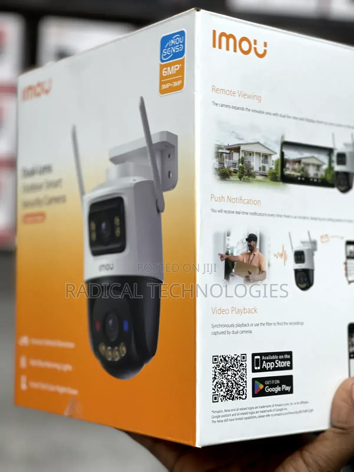 ባለ ሁለት ሌንስ Water Proof Outdoor Imou Cruiser Dual
