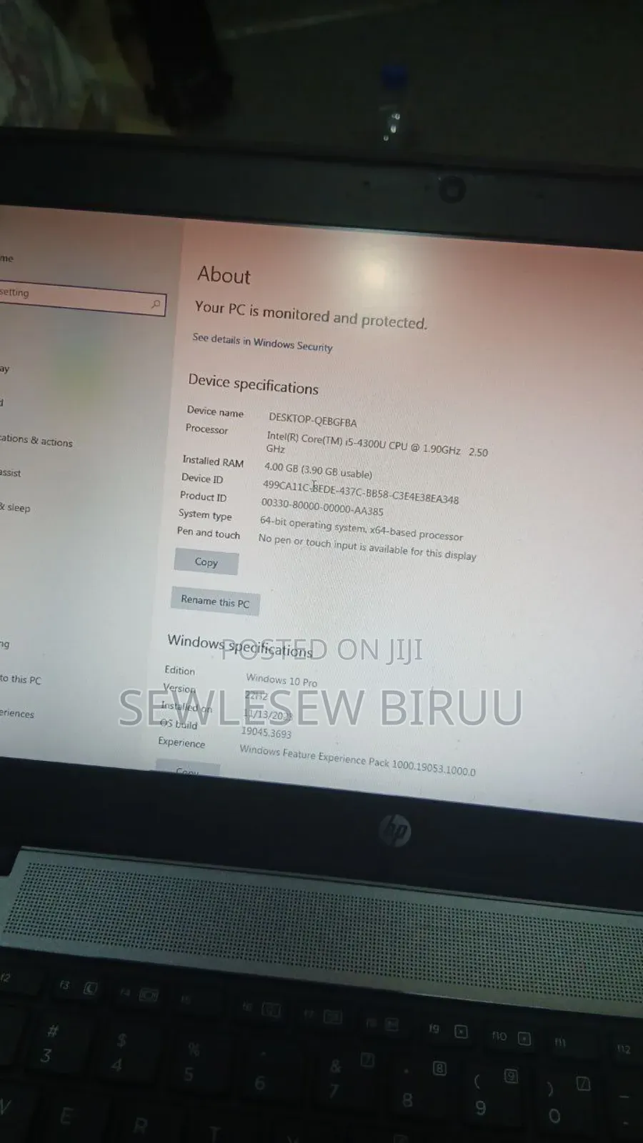 Laptop HP EliteBook 840 4GB Intel Core I5 SSD 512GB