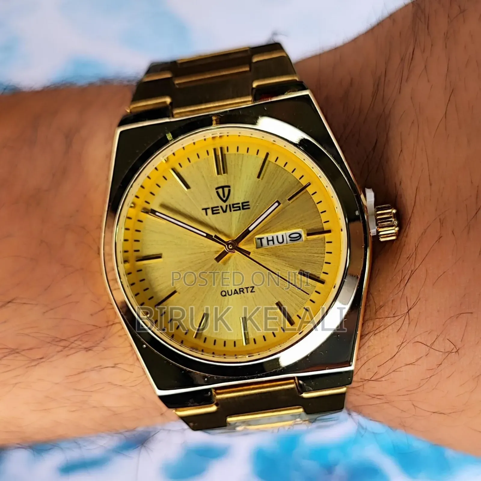 Tevise Quartz Watch for Men's