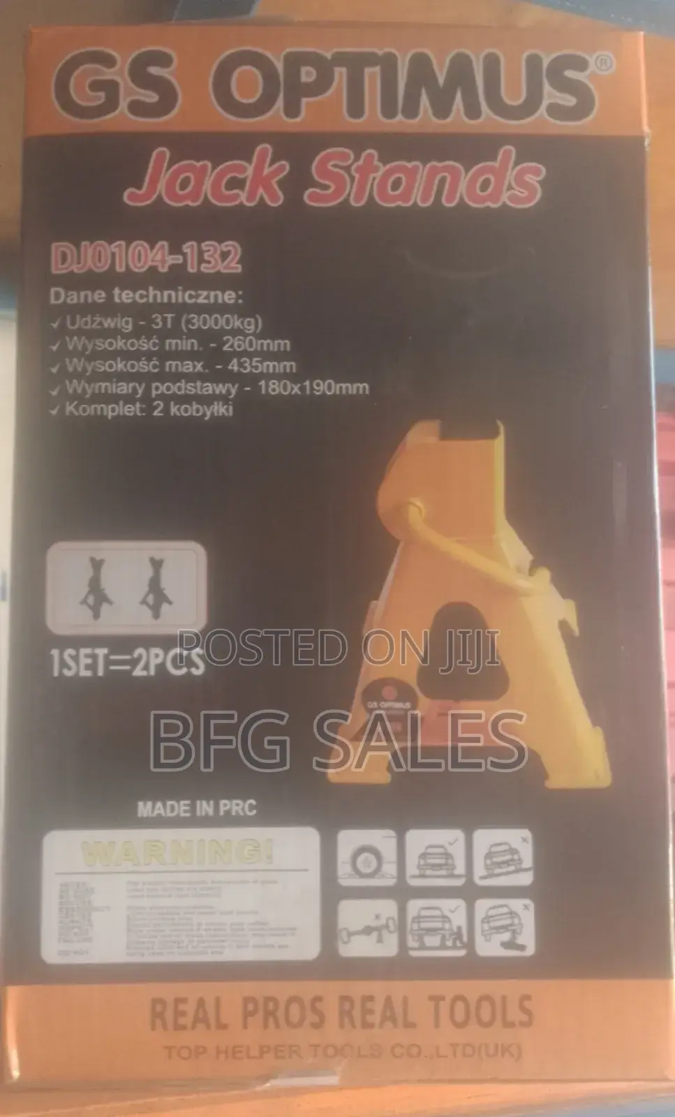 Jack Stand 3t (3 ቶን ከበሌቶ)