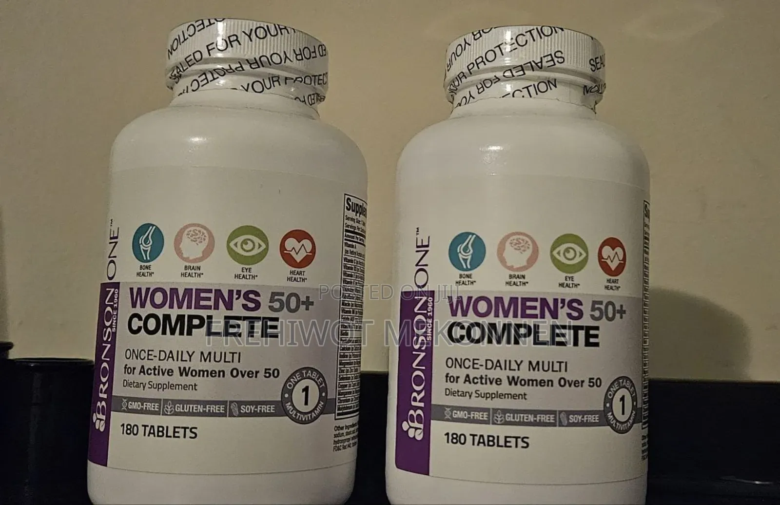 Bronson Onetm Women's 50+ Complete Once-Daily Multivitamin.