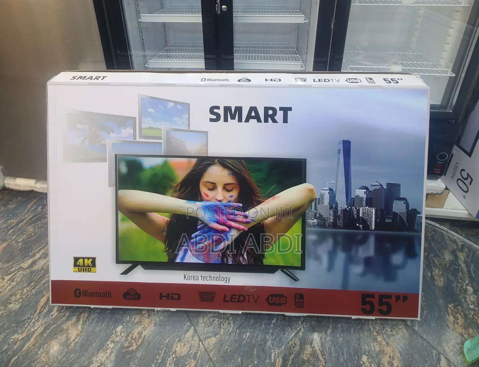 Smart Tv 55 Inch Smart Tv Doubel Glass