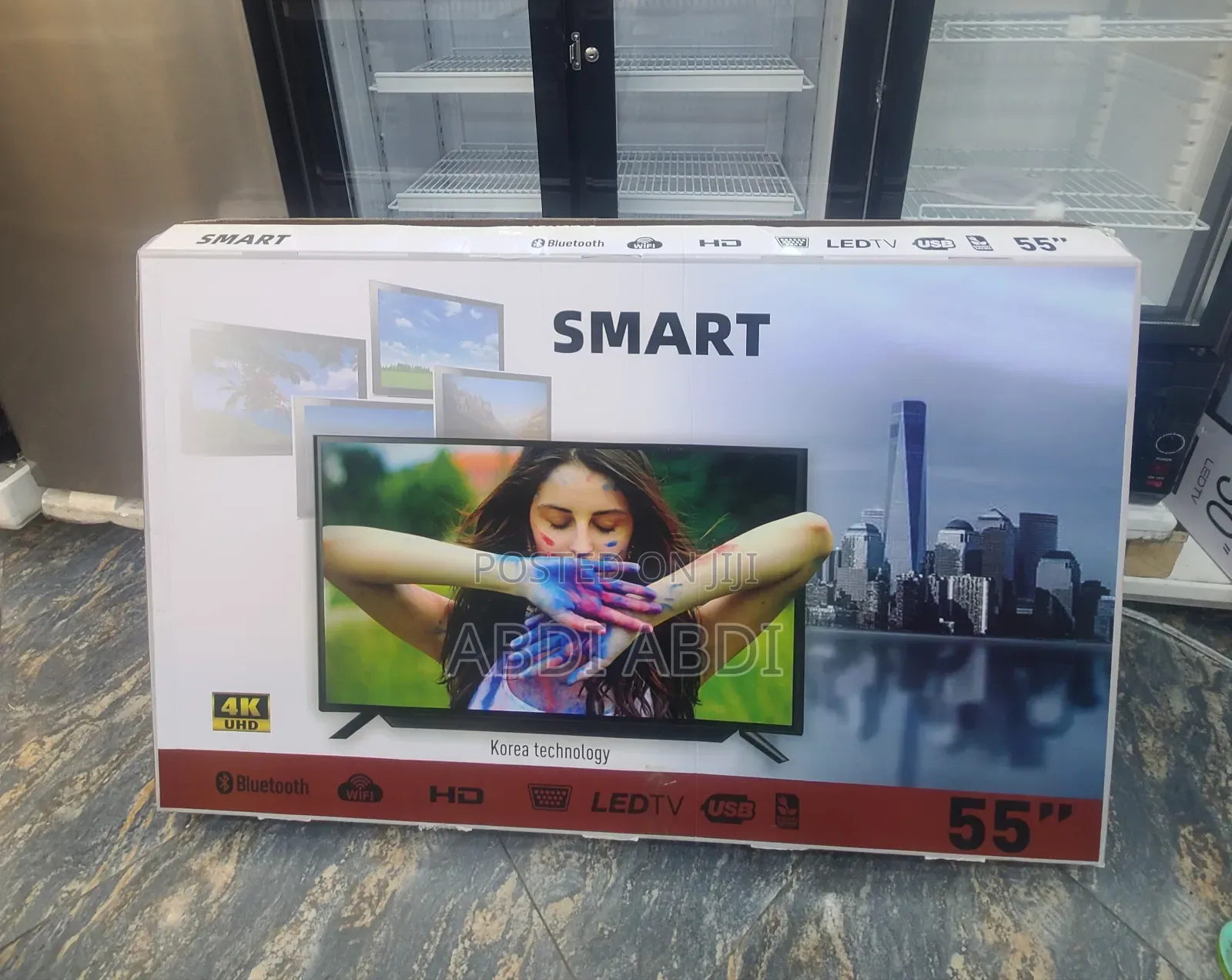 Smart Tv 55 Inch Smart Tv Doubel Glass