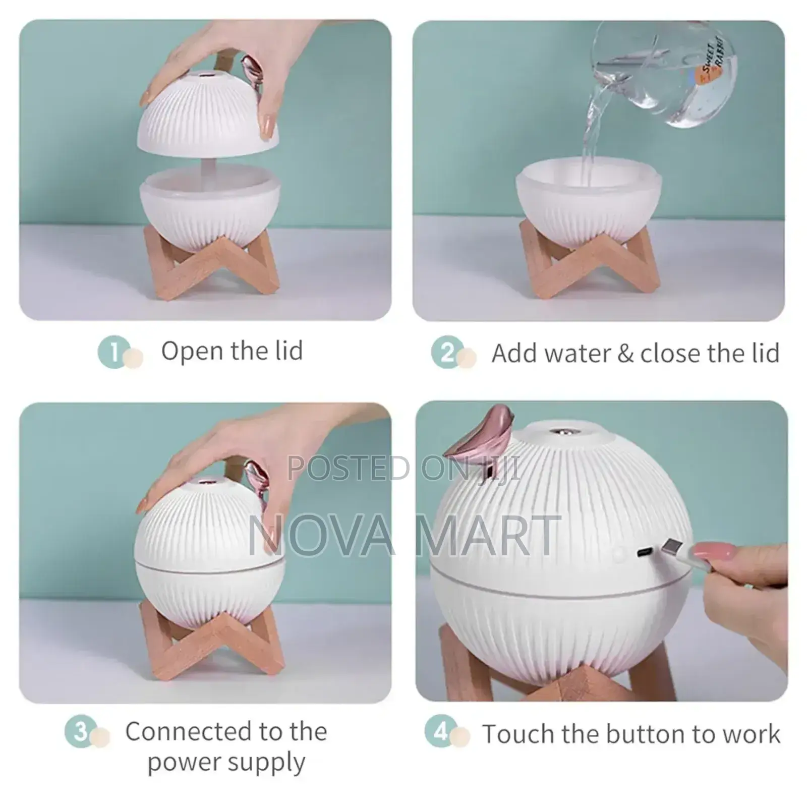 በኤሌክትሪክ የሚሰራ
የራሱ መብራት ያለው