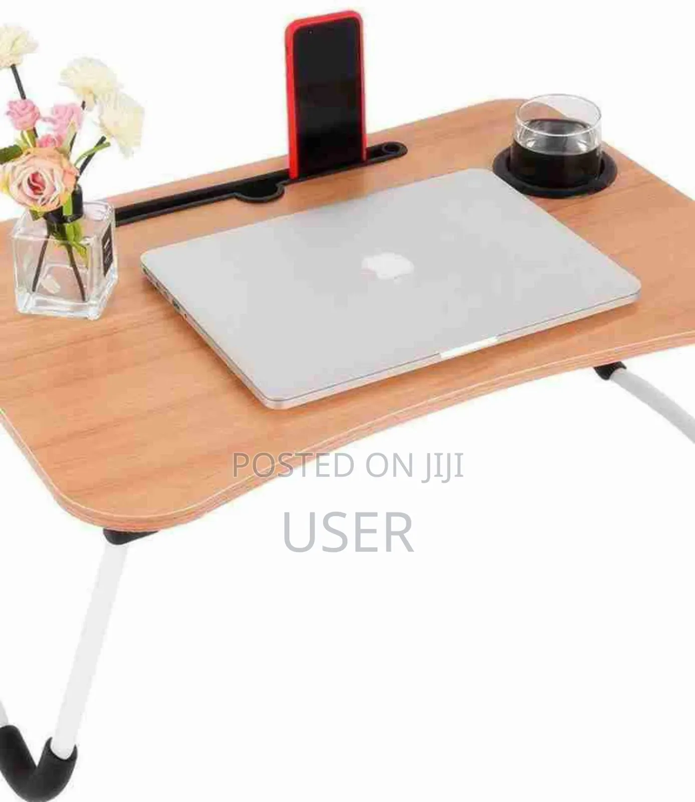 Laptop Table With Cup Holder
 High Quality !!