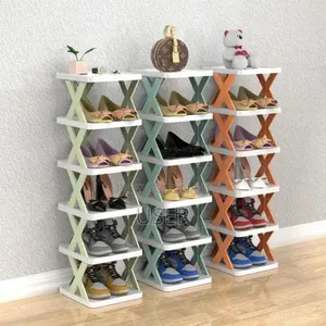 Photo - Six Layer Folding Shoe Rack