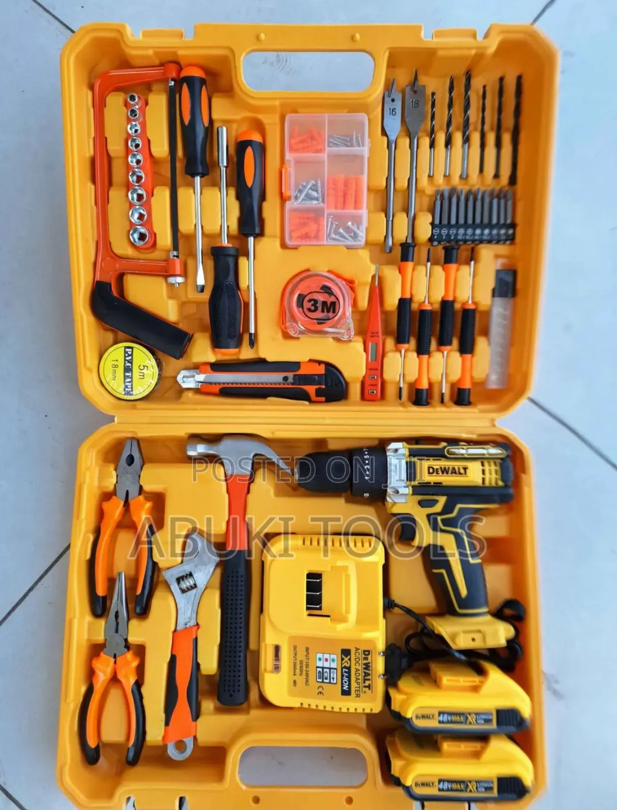 Dewalt Charger Drill Full Accessories