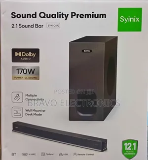 Photo - Syinix Sound Bar – 170w-Upgrade Your Audio Experience!