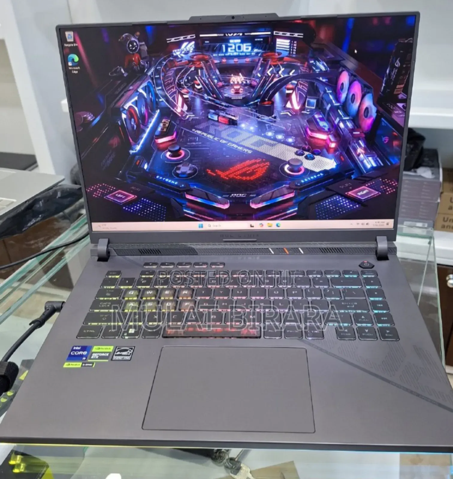 New Laptop Asus ROG Strix G15 16GB Intel Core I7 SSD 1T