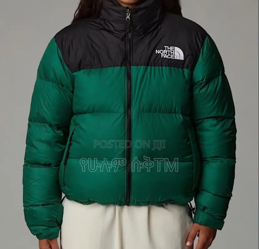 The North Face Nuptse ‘Green/Black’ Puffer Jacket