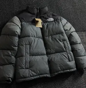 Photo - The North Face Nuptse ‘Grey/Black’ Men’S Puffer Jacket