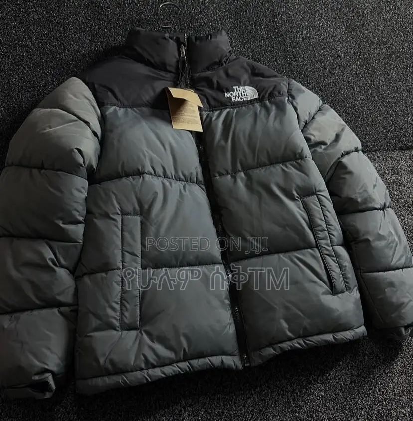 The North Face Nuptse ‘Grey/Black’ Men’S Puffer Jacket