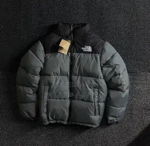 The North Face Nuptse ‘Grey/Black’ Men’S Puffer Jacket