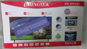 Photo - Emingtek 50 Inch Tv Smart Android Frameless Tv