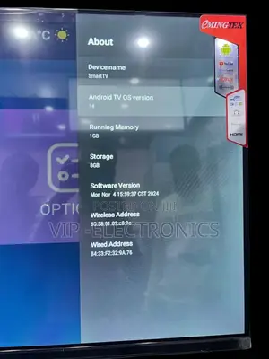 Emingtek 50 Inch Tv Smart Android Frameless Tv