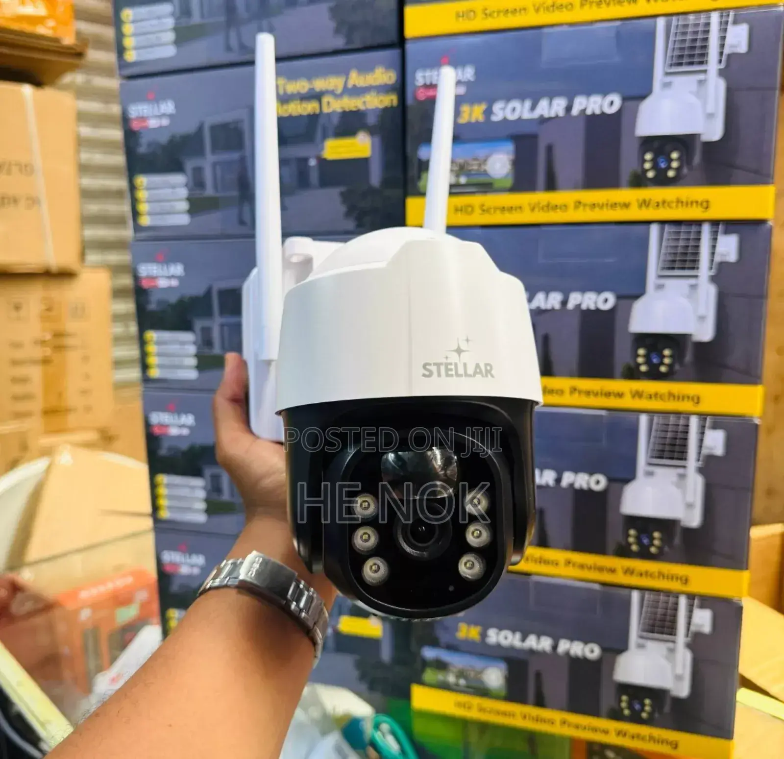 Stellar C501 Pro Security Camera በ Sim የሚሰራ በ Solar የሚሰራ