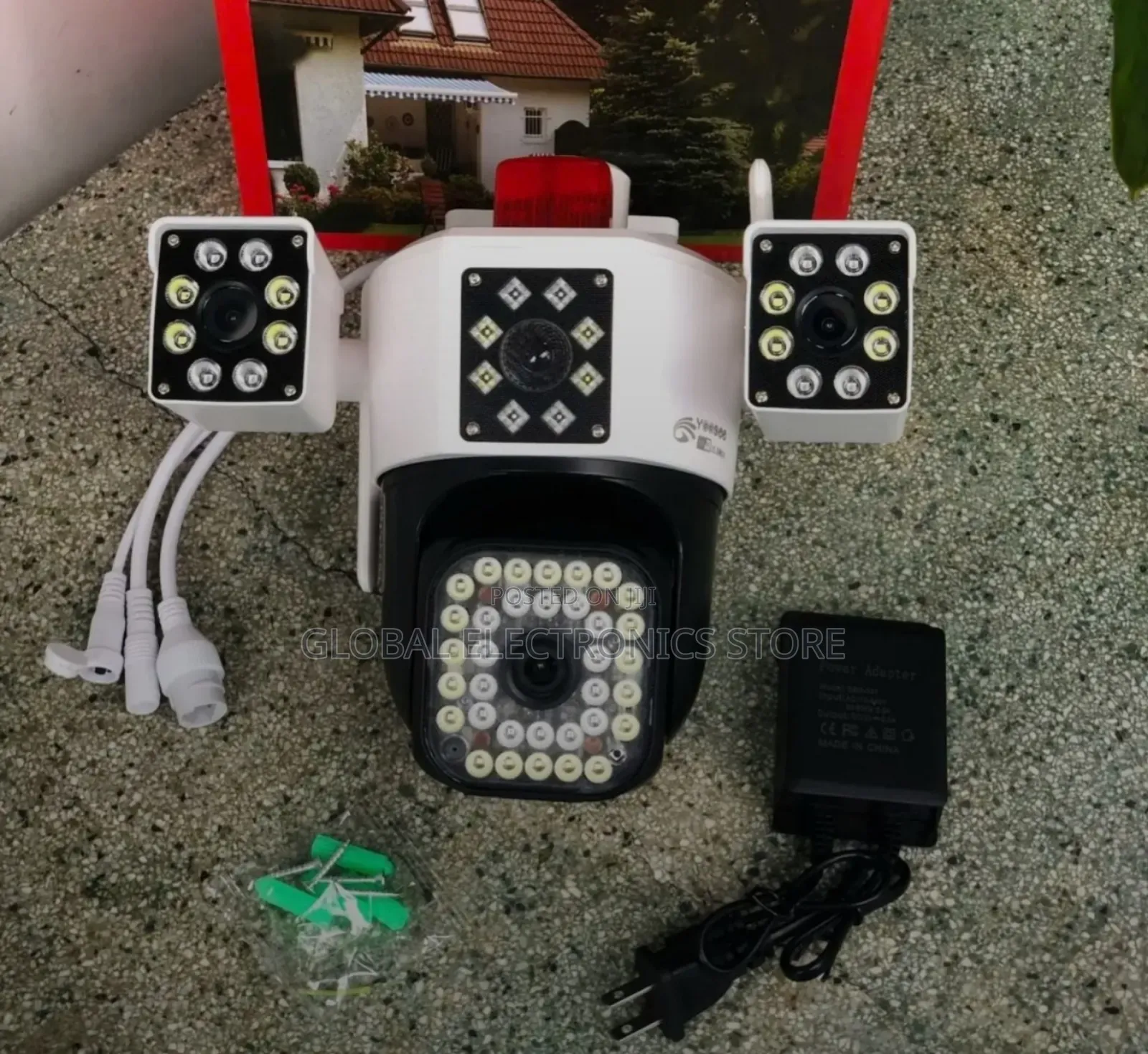 እጅግ ከፍተኛ የምስል ጥራት ያለው Indoor 10mp የሆነ ባለ 3 Lens PTZ Camera