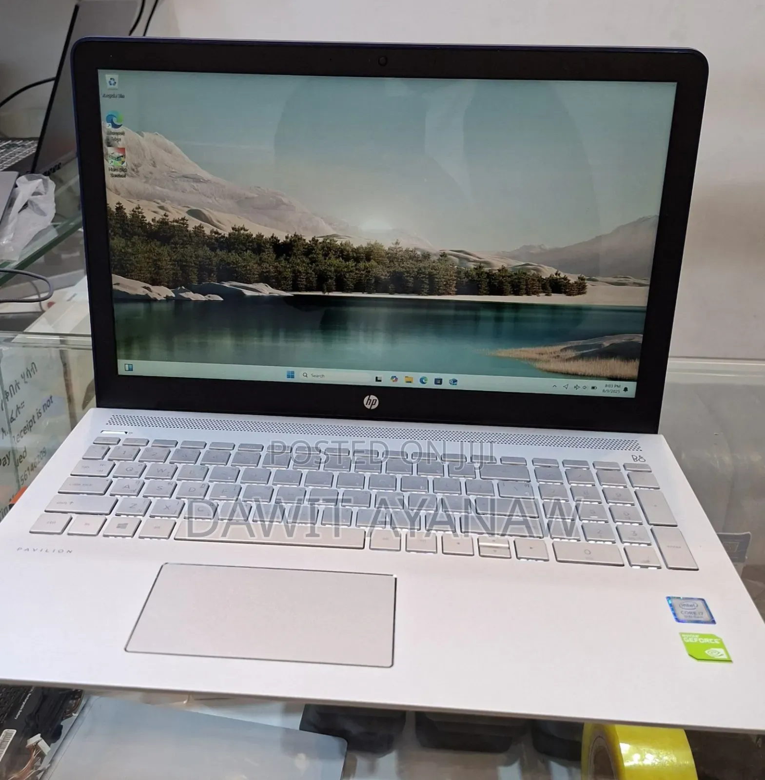 New Laptop HP Pavilion 15 8GB Intel Core I7 HDD+SSD 128GB