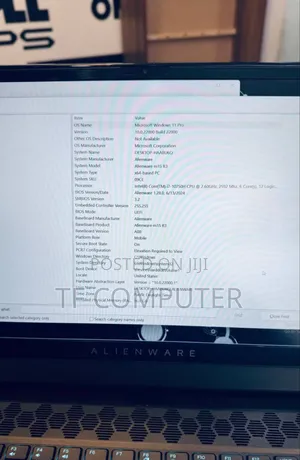 New Laptop Alienware M15 r3 16GB Intel Core i7 SSD 512GB