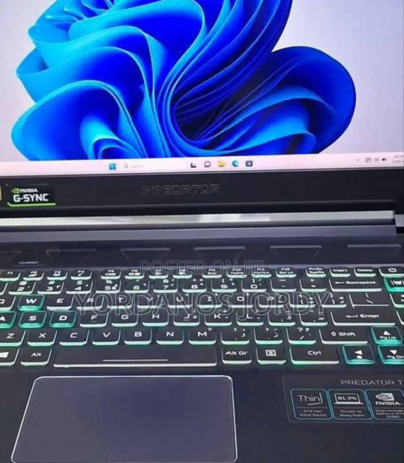 New Laptop Acer Predator 15 16GB Intel Core I7 SSD 1T