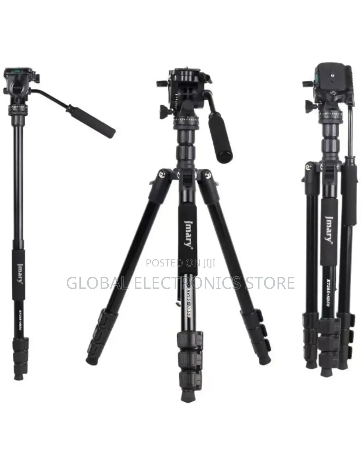 Jmary Extendable Height Aluminum Alloy Camera Holder Tripod