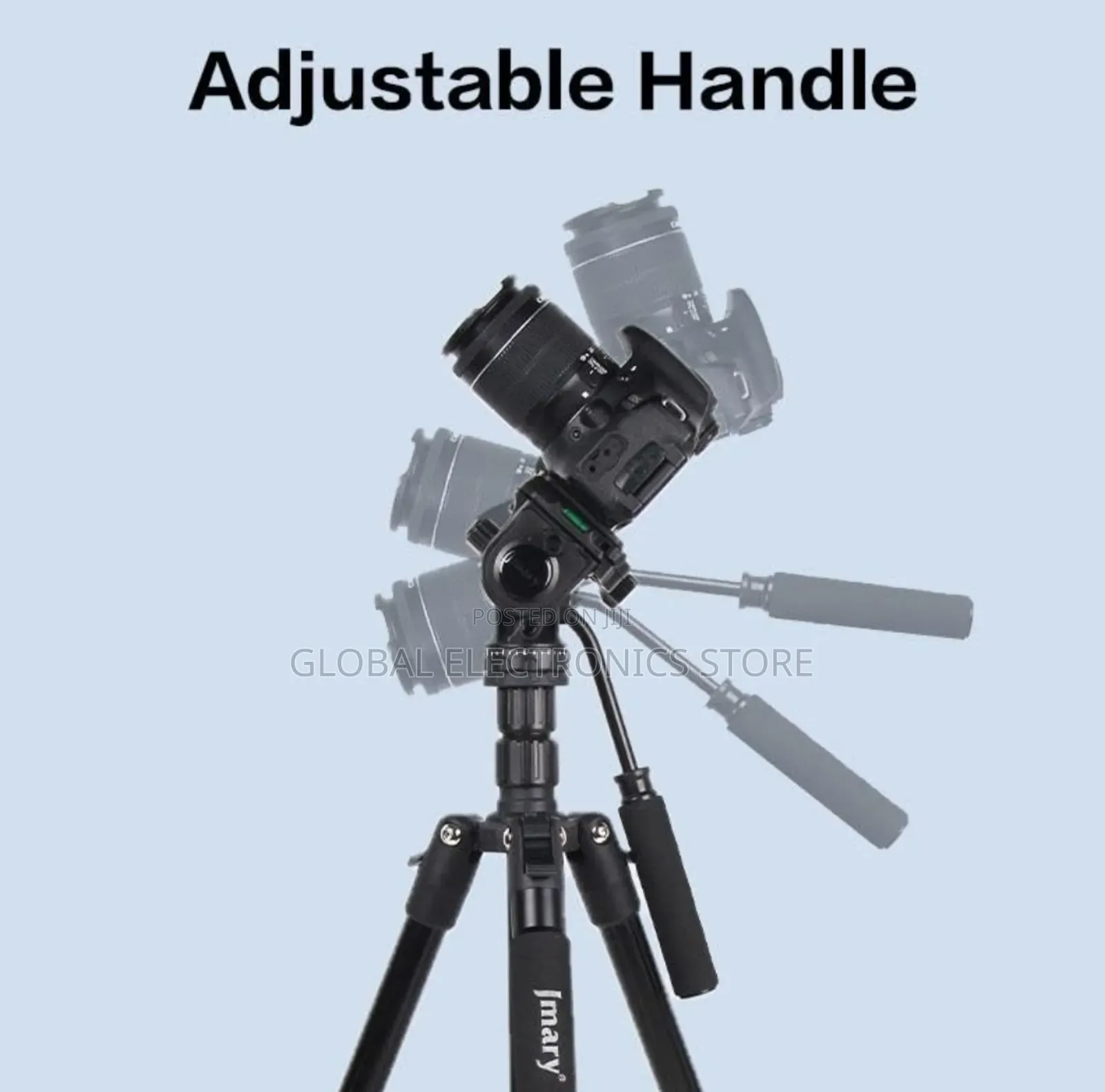 Jmary Extendable Height Aluminum Alloy Camera Holder Tripod