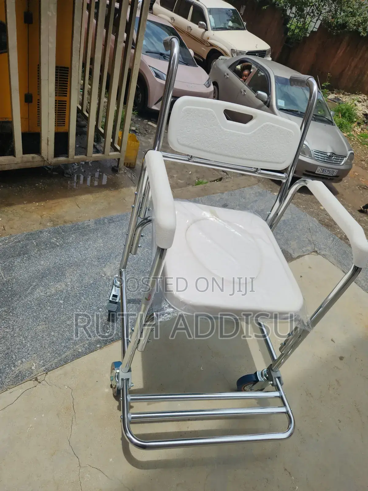 Commode Wheelchair管制bedside Pan With Whe段及commode Chair