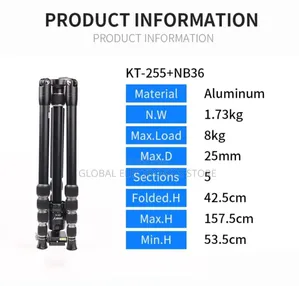 Jmary Techlife Aluminium Alloy Professional Tripod Monopod