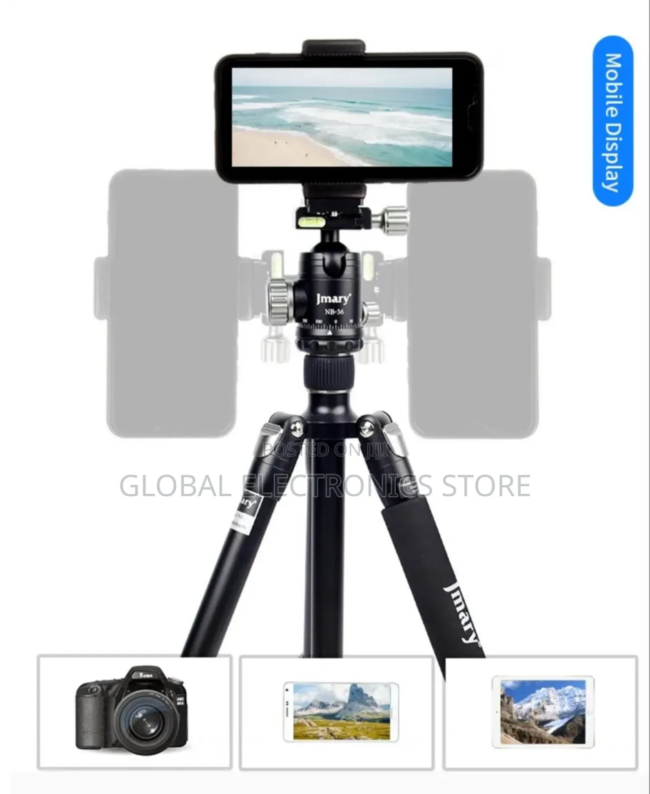 Jmary Techlife Aluminium Alloy Professional Tripod Monopod