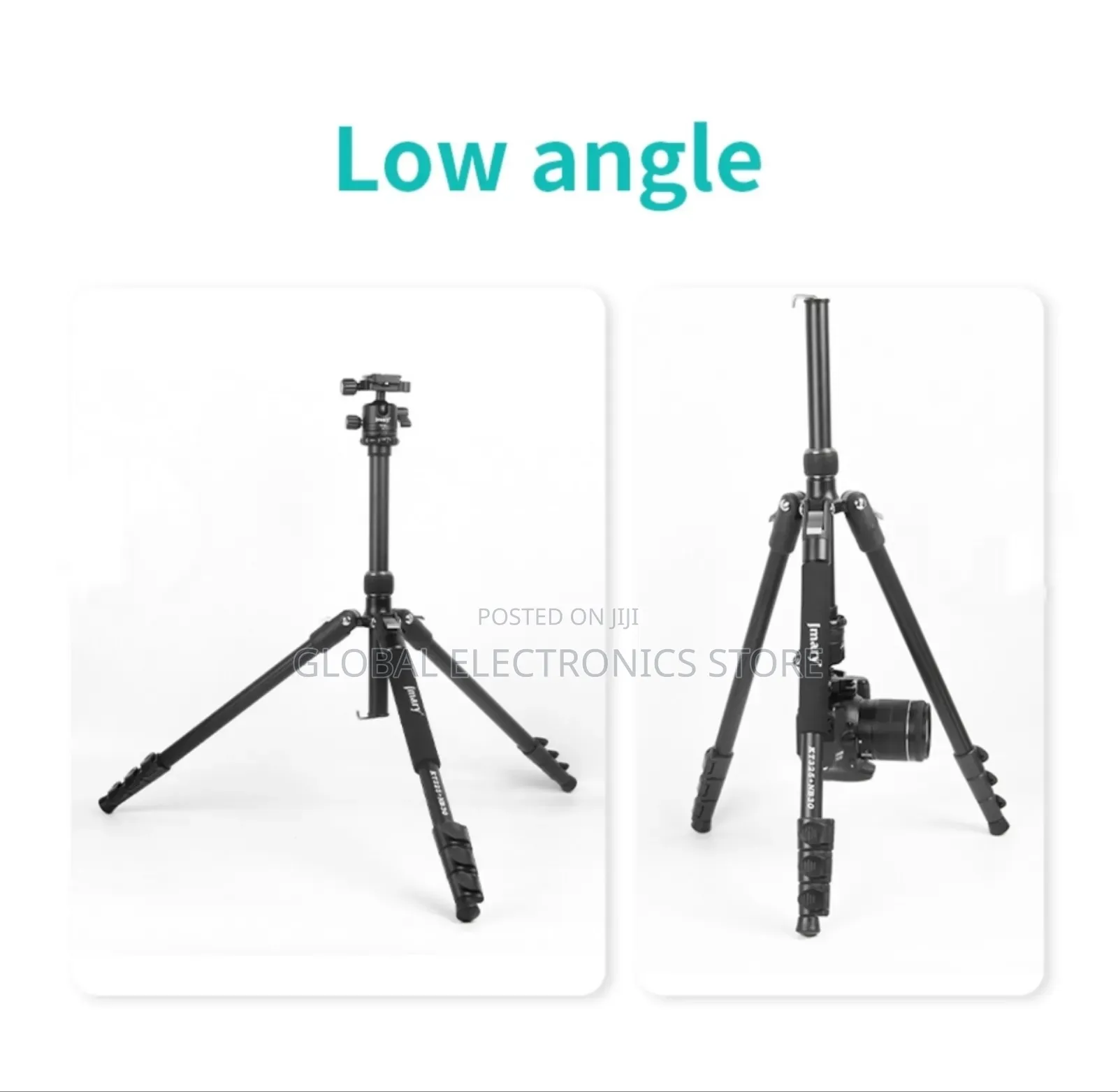 Jmary 2-in-1 Aluminum Alloy Tripod With Panoramic Ball Head