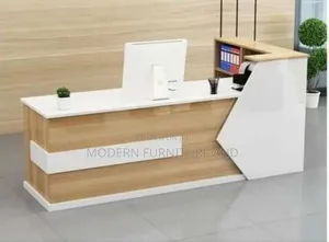 Charming Reception Desk: Stylish Functional Solution