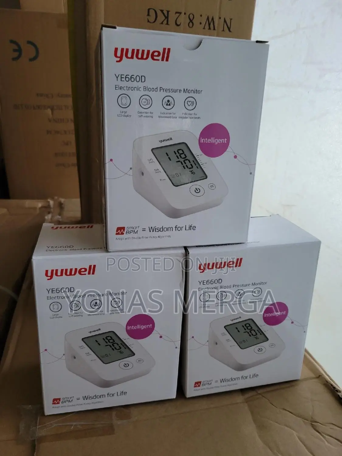 Bpm=Blood Pressure Monitor Has a Built-in Lithium Battery