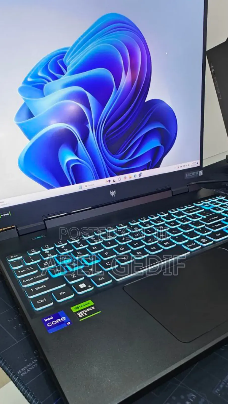 New Laptop Acer Predator Helios Neo 16 16GB Intel Core I9 SSD 1T