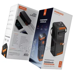 Porodo Powerboost 50000mah Powerbank(Free Delivery Included