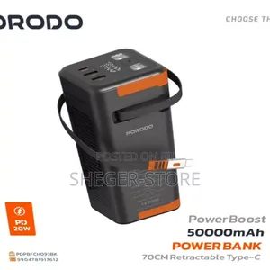Porodo Powerboost 50000mah Powerbank(Free Delivery Included