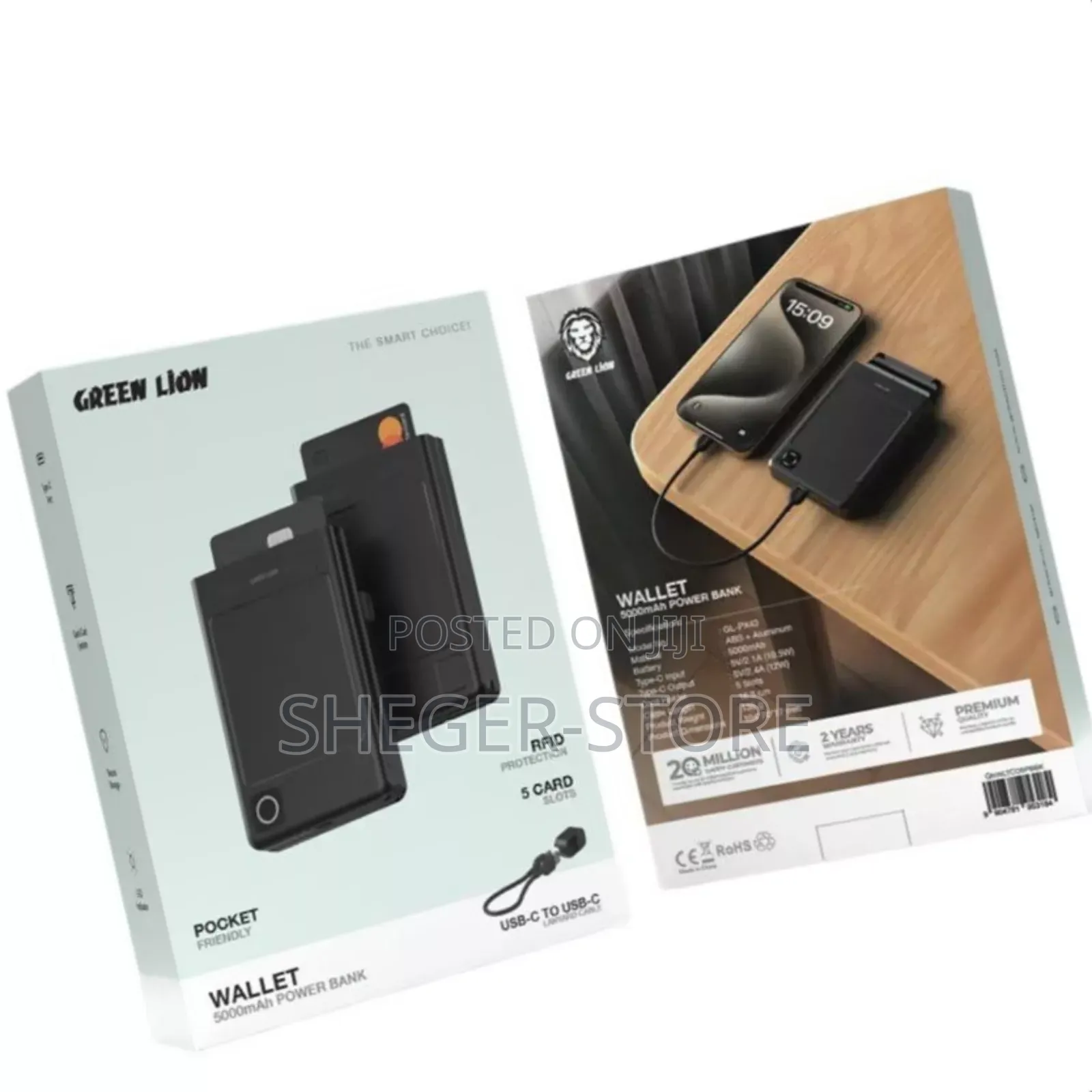 3-in-1 Smart Cardholder Power Bank(Free Delivery Included)